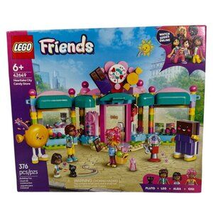 Lego Friends 42649 Heartlake City Candy Store Set 376 Pcs Building Kit For Ages